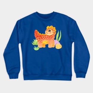 Baby Dinosaur Watercolor Crewneck Sweatshirt